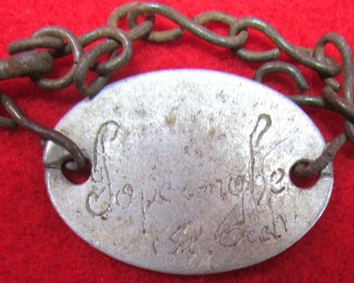 French WWI1 Trench Art Cigarette Box, ID Bracelet and Ring, Jane A Kimball Collection — image 6