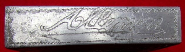 French WWI1 Trench Art Cigarette Box, ID Bracelet and Ring, Jane A Kimball Collection — image 9