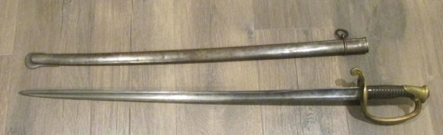 French M1845 Infantry Officers Sword, 1872 — image 3