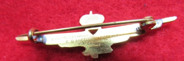 Italian WWII Pilots Wings, Maker Marked Reverse with Original Envelope — image 5