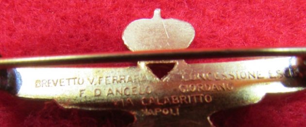 Italian WWII Pilots Wings, Maker Marked Reverse with Original Envelope — image 6