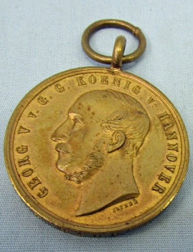 German, Hannover,Battle of Langensalza Medal 1866, Named — image 2