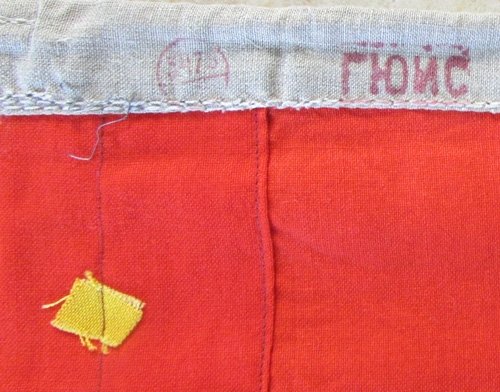 Soviet Cold War Navy Jack, 1990, Wool Bunting, 35 x 55 Inches — image 4