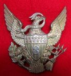 US Indian Wars Cavalry Enlisted Dress Helmet Plate, 8th Regiment