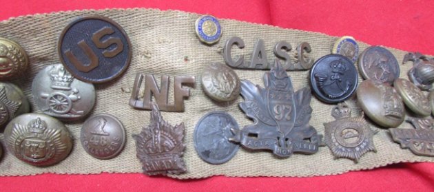 Canadian WWI Soldiers Hate Belt, 59 Pieces — image 5