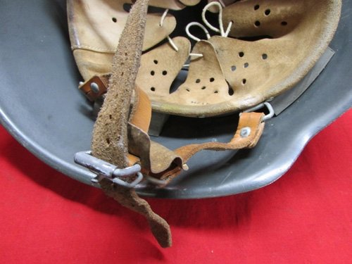 East German, Cold War Era M56 Steel Helmet, Complete, Size 56 — image 5