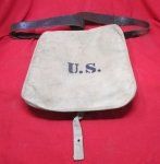 US M1878 Haversack, Identified, Unit Marked 313th Bakery Company
