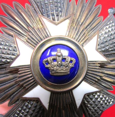 Belgium Order of the Crown, Officers Breast Star — image 4