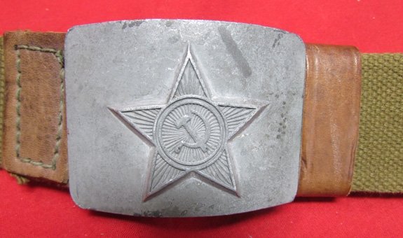 Soviet Cold War Era Enlisted Belt & Buckle — image 3