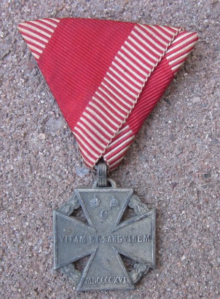 Austrian WWI Karl Troop Cross — image 2
