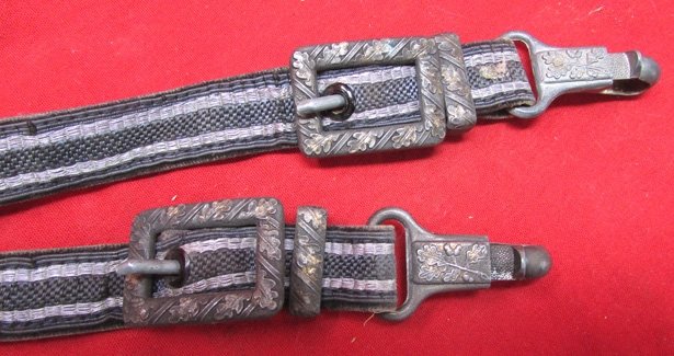 German WWII 2nd Model Luftwaffe Dagger Hangers — image 5
