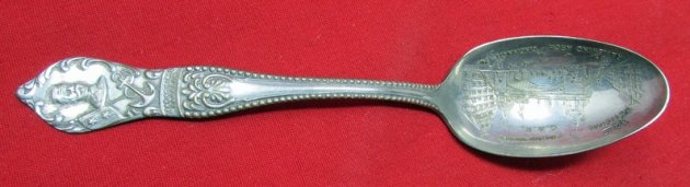US Post Civil War, GAR Souvenir Spoon, 32nd Annual Encampment, Cincinnati 1898 — image 5