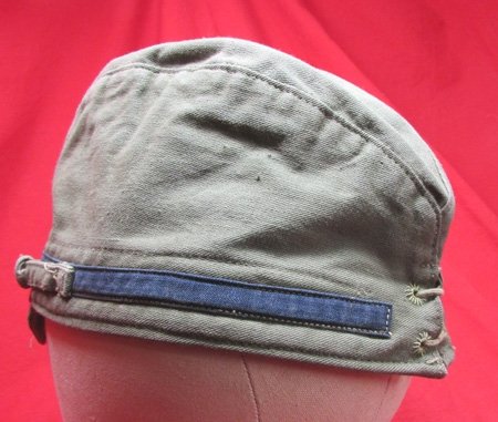 Japanese WWII Navy Landing Force Petty Officers Field Cap, Named — image 4