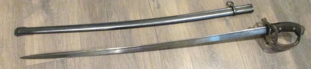 Argentine M1898 Cavalry Sword, German Mfg, Weyersburg, Matching — image 7