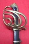 Italian WWII Officers Lionhead Sword & Metal Sheath
