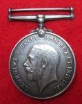 British WWI, War Medal, 42nd Canadian Infantry 228855, Wounded