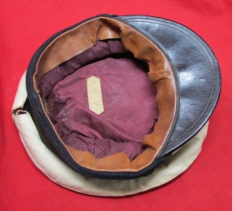 Japanese WWII Navy Officers White-Top Visor Hat — image 5