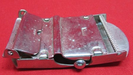 US Cold War Navy Trouser Buckle, USS Marvin Shields — image 3