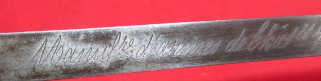 French Mle1822 Cavalry Enlisted Sword, Chatellerault 1878 — image 4