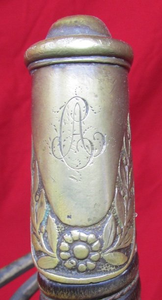 French M1883 Cavalry Officers Sword & Scabbard, Klingenthal Mfg. — image 3