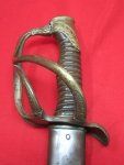 French M1883 Cavalry Officers Sword & Scabbard, Klingenthal Mfg.