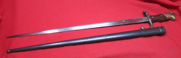 French M1874 Gras Bayonet St Etienne 1879 — image 4