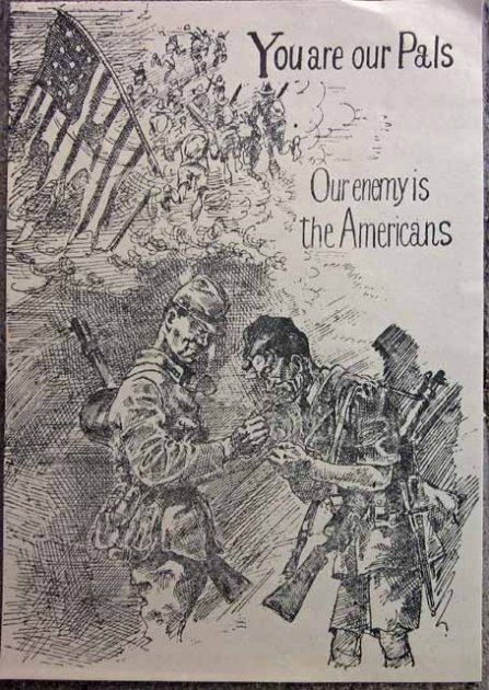 Japanese WWII Anti-American Leaflet, 'You are our Pals' — image 2