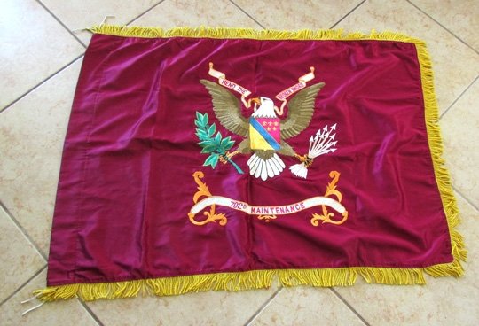 US Cold War Era, 702nd Maintenance Battalion Color, 30x42 Inches — image 2
