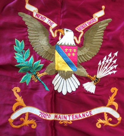 US Cold War Era, 702nd Maintenance Battalion Color, 30x42 Inches — image 3