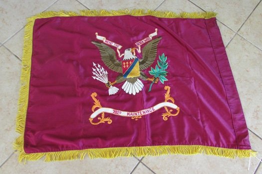 US Cold War Era, 702nd Maintenance Battalion Color, 30x42 Inches — image 4
