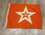 Soviet Cold War Navy Jack, 1984, Wool Bunting, 24 x …