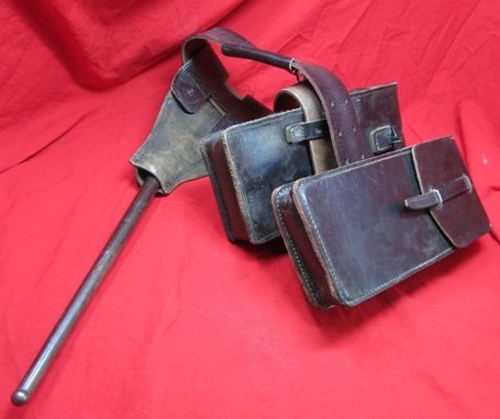 French WWII-Post WWII Lebel Bayonet, Pouch and Belt Rig — image 4