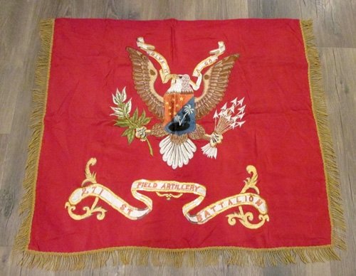US Cold War Era, 271st Field Artillery Regiment Battalion Color — image 2