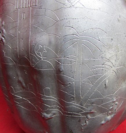 Italian WWII Large Capacity Aluminum Canteen, North Africa POW, Maggio 1943, Jane A. Kimball Collection — image 11