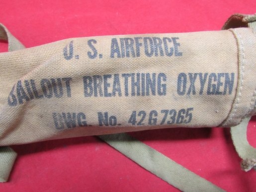 US Cold War Airforce Bailout Breathing Oxygen Bottle, 42G7365 — image 3