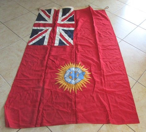 British Raj Era, Red Ensign & Star of India Order, 45x70 Inches — image 4