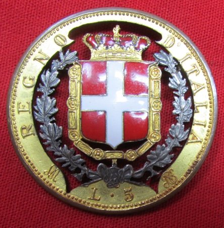 Italian St. Regno Enameled Pin — image 2