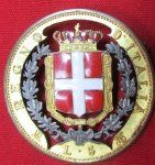 Italian St. Regno Enameled Pin