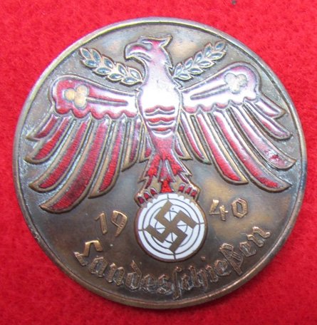  German WWII 1940 National Shooting Marksmanship Badge — image 2