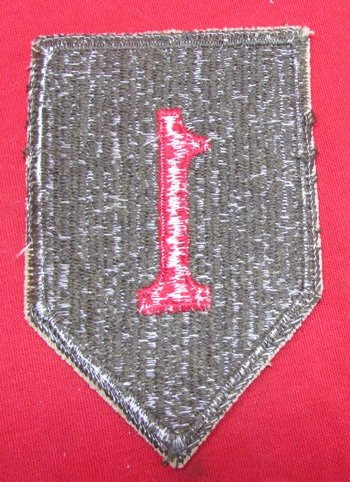  US WWII 1st Infantry Division, The Big Red One, Green Back — image 3