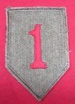 US WWII 1st Infantry Division, The Big Red One, Green …