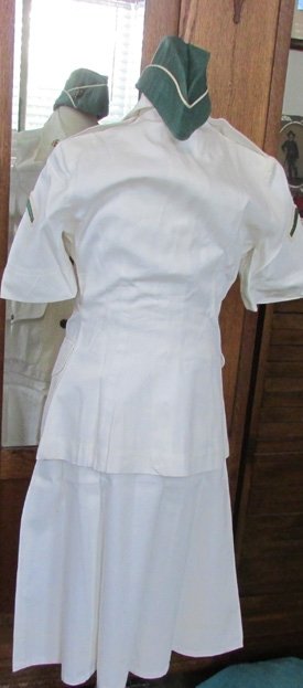  US WWII USMCWR, Woman's Marine White Summer Uniform & Garrison Hat, Identified — image 5