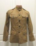 US WWI Army Khaki Cotton Enlisted Coat