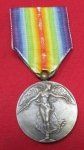 Belgian WWI Victory Medal & Ribbon, Paul Dubois Marked