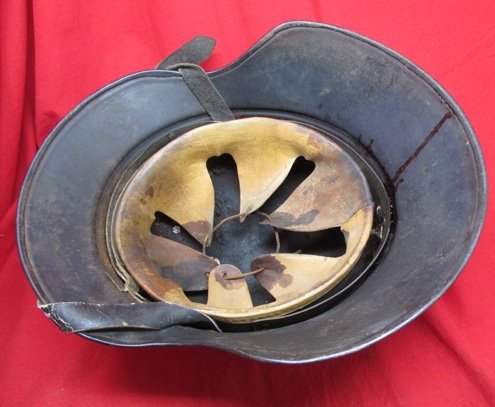  German WWII Luftschutz Gladiator Helmet & Liner and Chinstrap — image 2