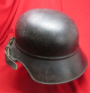 German WWII Luftschutz Gladiator Helmet & Liner and Chinstrap