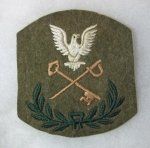 US WWI Era, Army Quartermaster Senior Grade Rate