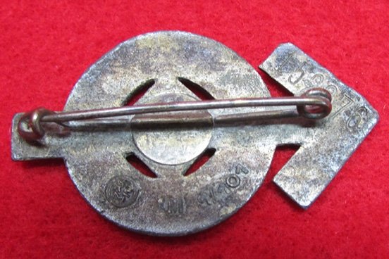  German WWII Hitler Youth Proficiency Badge Silver, 153876 — image 3