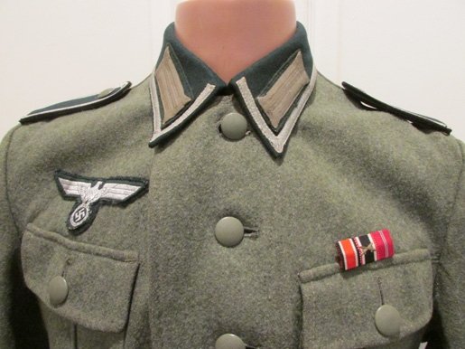  German WWII M1936 Heer Enlisted Tunic, Pioneer Unteroffizier — image 4