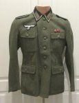 German WWII M1936 Heer Enlisted Tunic, Pioneer Unteroffizier